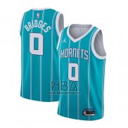 Camiseta Charlotte Hornets Miles Bridges NO 0 Icon 2020-21 Verde