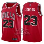 Camiseta Chicago Bulls Michael Jordan NO 23 2017-18 Rojo