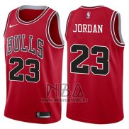 Camiseta Chicago Bulls Michael Jordan NO 23 2017-18 Rojo