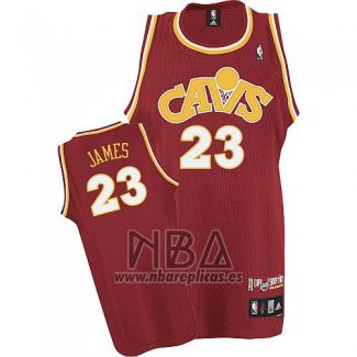 Camiseta Cleveland Cavaliers LeBron James NO 23 Retro 2008 Rojo