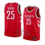 Camiseta Houston Rockets Austin Rivers NO 25 Icon 2018 Rojo