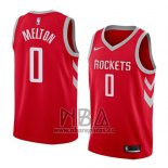 Camiseta Houston Rockets De'anthony Melton NO 0 Icon 2017-18 Rojo