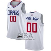 Camiseta Los Angeles Clippers Personalizada 2017-18 Blanco