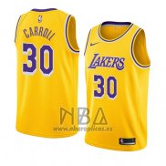 Camiseta Los Angeles Lakers Jeffrey Carroll NO 30 Icon 2018-19 Oro