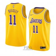 Camiseta Los Angeles Lakers Michael Beasley NO 11 Icon 2018-19 Amarillo