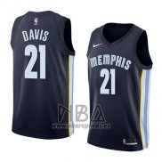 Camiseta Memphis Grizzlies Deyonta Davis NO 21 Icon 2018 Azul