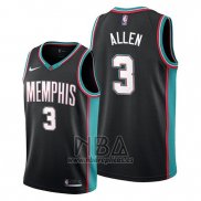 Camiseta Memphis Grizzlies Grayson Allen NO 3 Classic 20th Season Negro