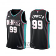 Camiseta Memphis Grizzlies Jae Crowder 20th Season NO 99 Classic Negro