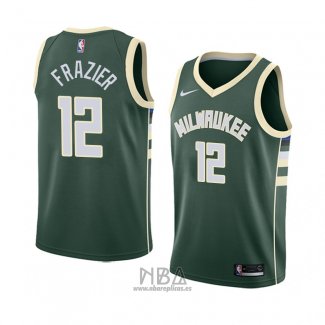 Camiseta Milwaukee Bucks Tim Frazier NO 12 Icon 2018 Verde