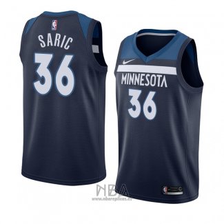 Camiseta Minnesota Timberwolves Dario Saric NO 36 Icon 2018 Azul