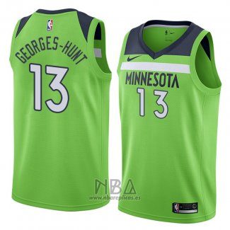 Camiseta Minnesota Timberwolves Marcus Georges-Hunt NO 13 Statement 2018 Verde