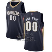 Camiseta New Orleans Pelicans Personalizada 2017-18 Negro