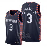 Camiseta New York Knicks Tim Hardaway Jr. NO 3 Ciudad Edition Azul