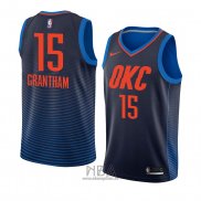 Camiseta Oklahoma City Thunder Donte Grantham NO 15 Statement 2018 Azul