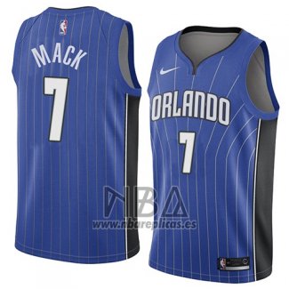 Camiseta Orlando Magic Shelvin Mack NO 7 Icon 2018 Azul