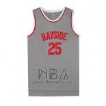 Camiseta Pelicula Bayside Morris NO 25 Gris