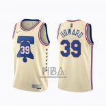 Camiseta Philadelphia 76ers Dwight Howard NO 39 Earned 2020-21 Crema