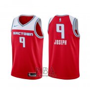 Camiseta Sacramento Kings Cory Joseph NO 9 Ciudad 2019-20 Rojo