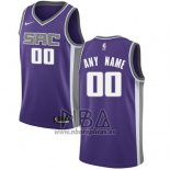 Camiseta Sacramento Kings Personalizada 2017-18 Violeta