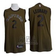 Camiseta Toronto Raptors Kawhi Leonard NO 2 Nike Verde