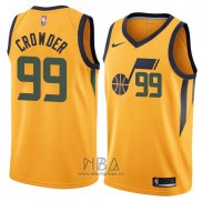 Camiseta Utah Jazz Jae Crowder NO 99 Statement 2018 Amarillo