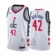 Camiseta Washington Wizards Davis Bertans NO 42 Ciudad Edition Blanco