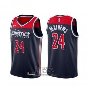 Camiseta Washington Wizards Garrison Mathews NO 24 Statement 2019-20 Azul