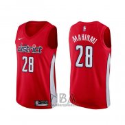 Camiseta Washington Wizards Ian Mahinmi NO 28 Earned Rojo