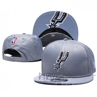 Gorra San Antonio Spurs 9FIFTY Snapback Gris Plata