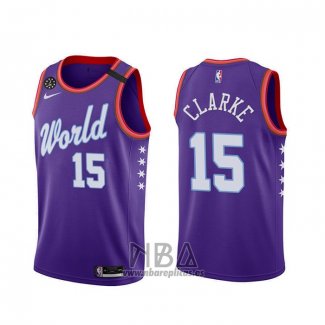 Camiseta 2020 Rising Star Brandon Clarke NO 15 World Violeta