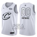 Camiseta All Star 2018 Cleveland Cavaliers Nike Personalizada Blanco