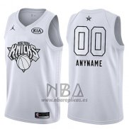 Camiseta All Star 2018 New York Knicks Nike Personalizada Blanco