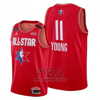 Camiseta All Star 2020 Atlanta Hawks Trae Young NO 11 Rojo