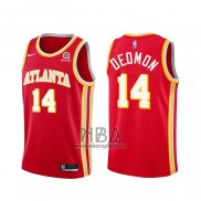 Camiseta Atlanta Hawks Dewayne Dedmon NO 14 Icon 2020-21 Rojo