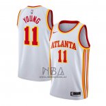 Camiseta Atlanta Hawks Trae Young NO 11 Association 2020-21 Blanco