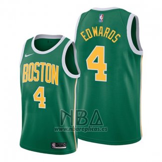 Camiseta Boston Celtics Carsen Edwards NO 4 Earned 2019-20 Verde