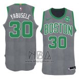 Camiseta Boston Celtics Guerschon Yabusele NO 30 Navidad 2018 Verde