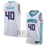 Camiseta Charlotte Hornets Cody Zeller NO 40 Association 2018 Blanco