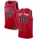 Camiseta Chicago Bulls Personalizada 2017-18 Rojo