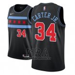 Camiseta Chicago Bulls Wendell Carter Jr. NO 34 Ciudad 2018 Blanco