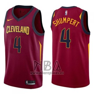 Camiseta Cleveland Cavaliers Iman Shumpert NO 4 Swingman Icon 2017-18 Rojo