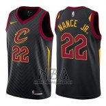 Camiseta Cleveland Cavaliers Larry Nance Jr. NO 22 Statement 2017-18 Negro