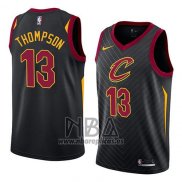 Camiseta Cleveland Cavaliers Tristan Thompson NO 13 Statement 2018 Negro