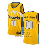 Camiseta Denver Nuggets Personalizada Statement 2017-18 Amarillo