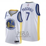 Camiseta Golden State Warriors Eric Paschall NO 7 Association Blanco