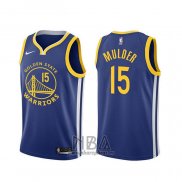 Camiseta Golden State Warriors Mychal Mulder NO 15 Icon Azul