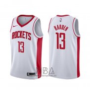 Camiseta Houston Rockets James Harden NO 13 Association Blanco