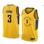 Camiseta Indiana Pacers Joe Young NO 3 Statement 2018 Amarillo