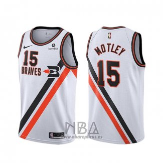 Camiseta Los Angeles Clippers Johnathan Motley NO 15 Classic Edition 2019-20 Blanco