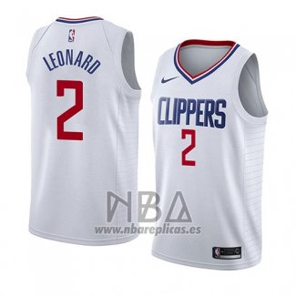 Camiseta Los Angeles Clippers Kawhi Leonard NO 2 Association 2019-20 Blanco